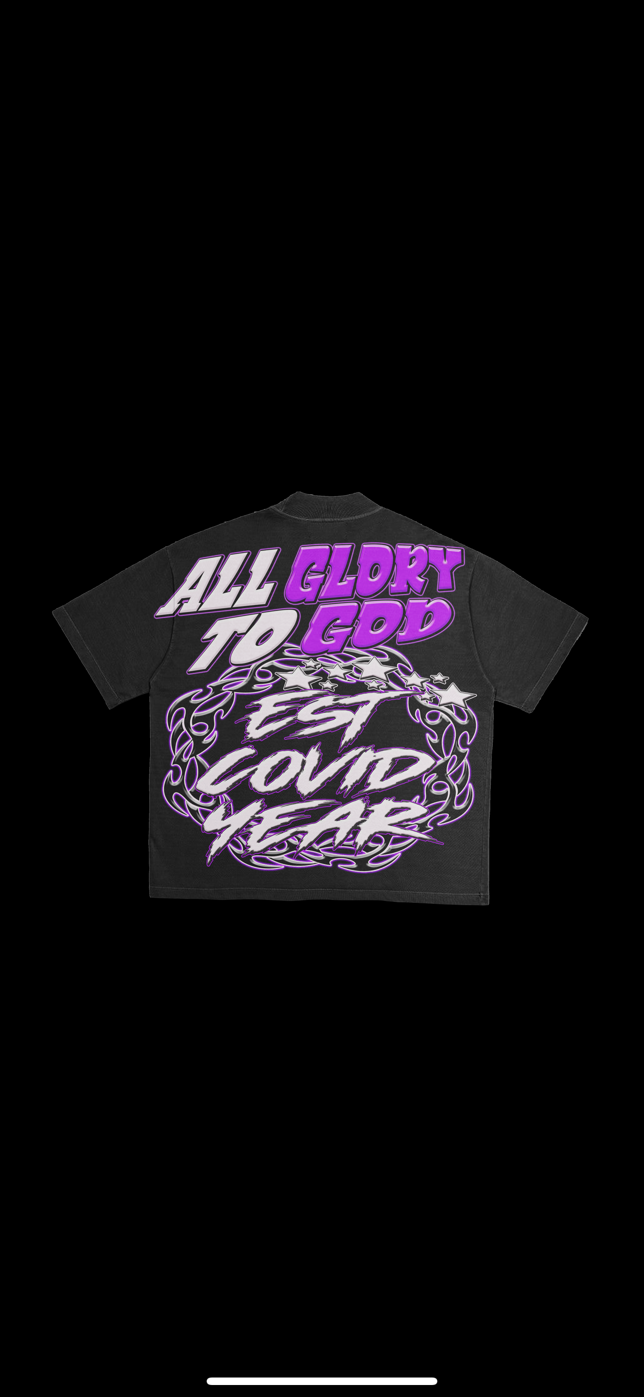 Grape purple AGTG/COVID YEAR T SHIRT